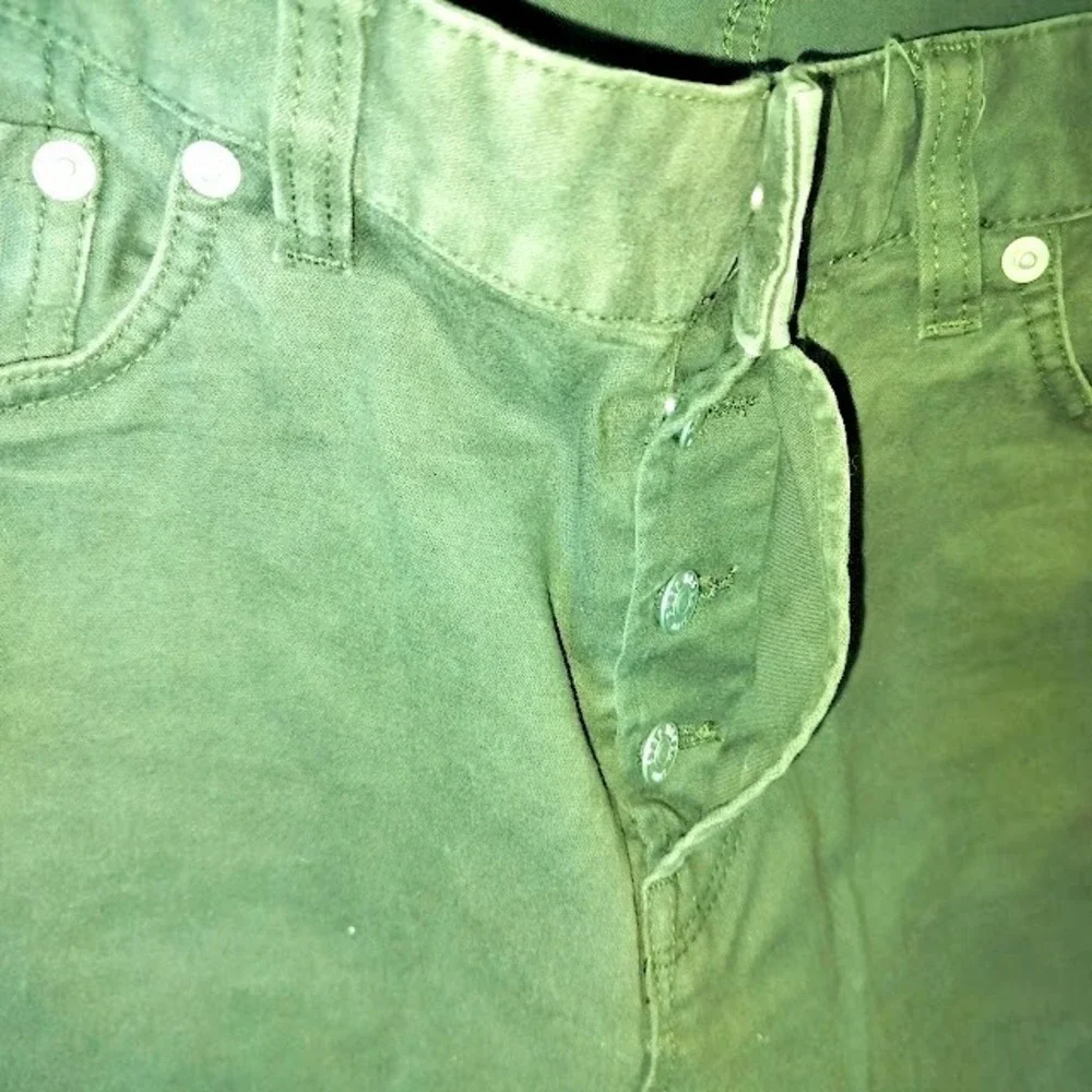 Buck Mason Green Cowboy Button Up Jeans Mens‎ 32x34 Cut